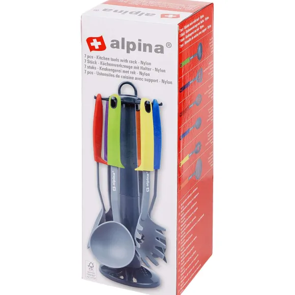 Alpina Keukengerei-Set Met Rek