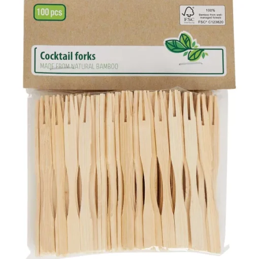 Bamboe Cocktailvorkjes