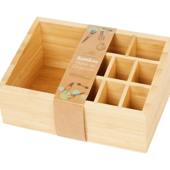 Bamboe Make-Up Organizer