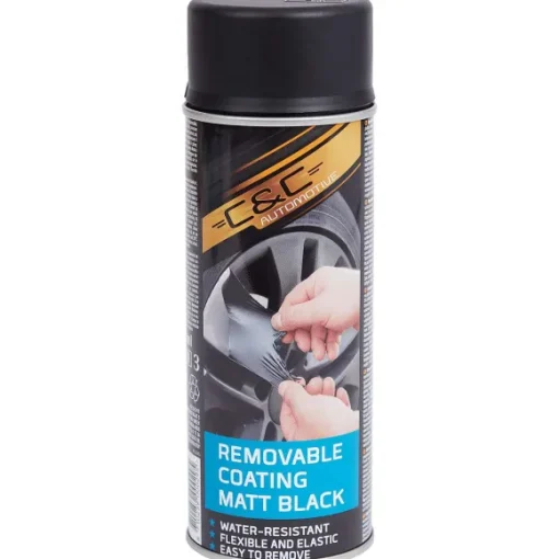 C&C Verwijderbare Coating Mat Zwart