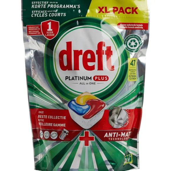 Dreft Vaatwastabletten Platinum Plus Citroen