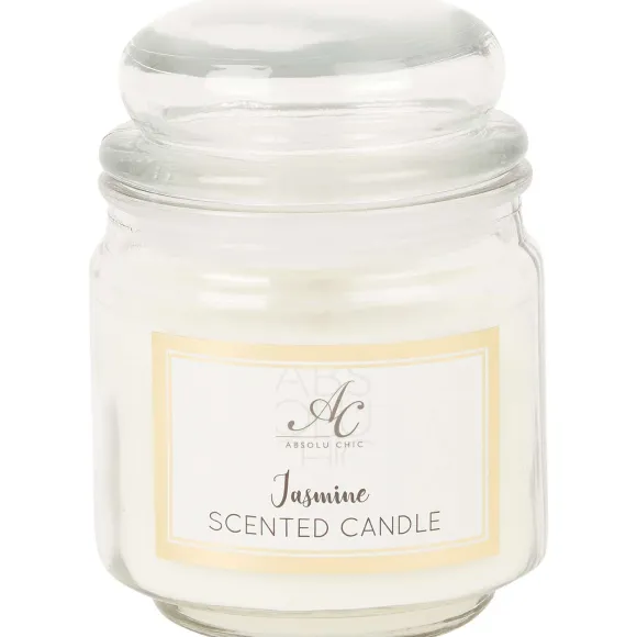 Geurkaars In Glazen Pot