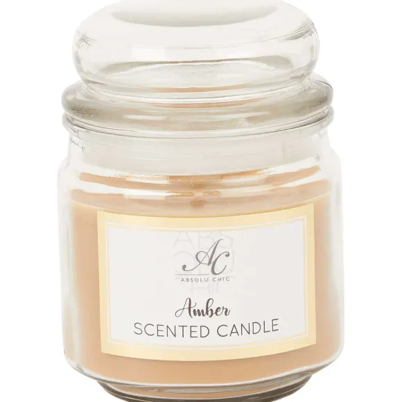 Geurkaars In Glazen Pot