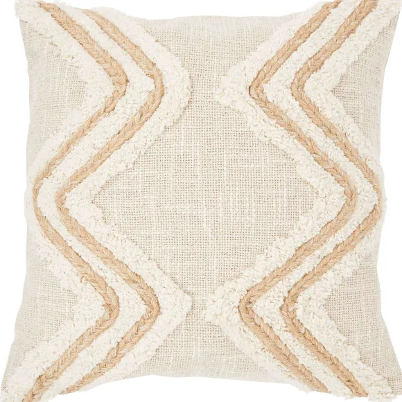 Jute Kussenhoes Met Patroon