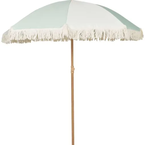 Retro Strandparasol Met Franjes