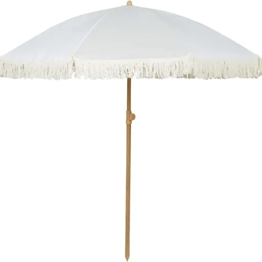 Retro Strandparasol Met Franjes