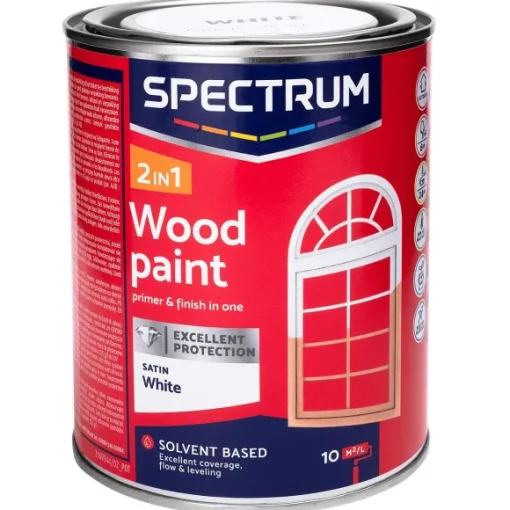 Spectrum 2-In-1 Zijdeglans Houtlak
