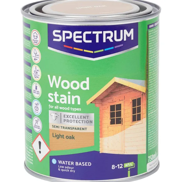 Spectrum Semi-Transparante Houtbeits Licht Eiken