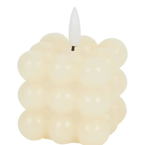 Vierkante Ledkaars Met Bolletjes