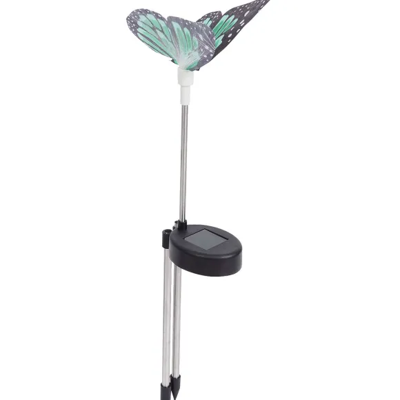 Vlinder Tuinsteker Met Solarverlichting