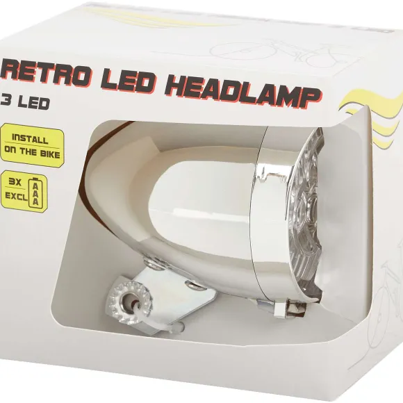 Walfort Retro Led-Fietskoplamp