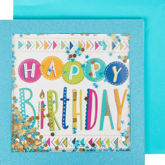 Wenskaart Met Confetti